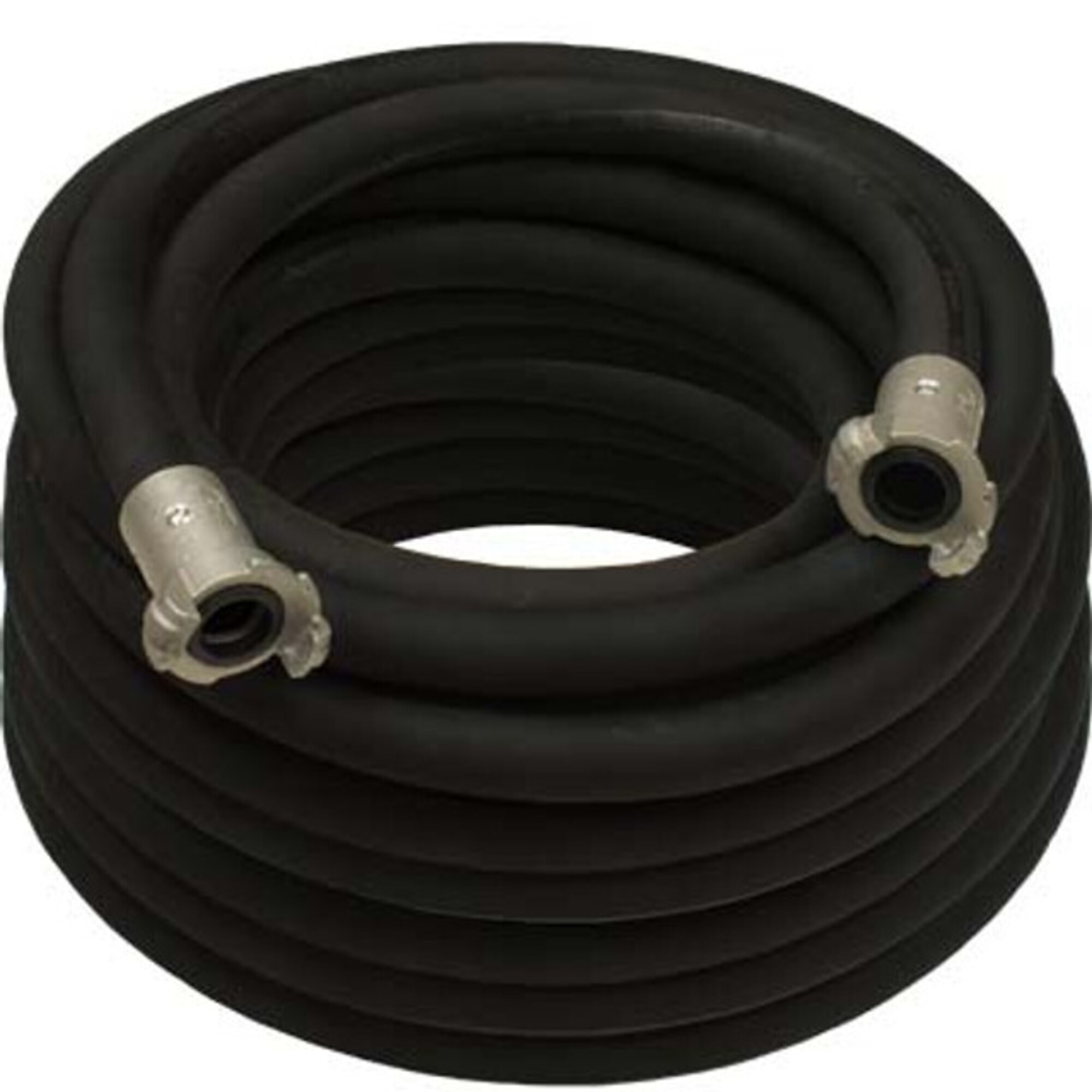 Pirate Brand Blast Hose Extension Assembly with Couplings — 3/4in. ID x 100ft., Model# 10-034BLK-100-4AL